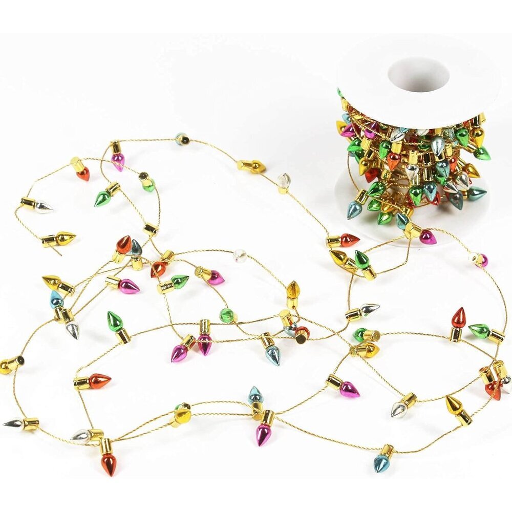 Fake Light String Christmas Decoration Doll House Miniature Furniture Accessorie